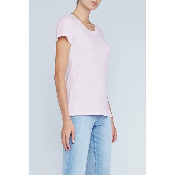 L’AGENCE Lilac Snow Cory Tee Medium New With Tags - Picture 9 of 10